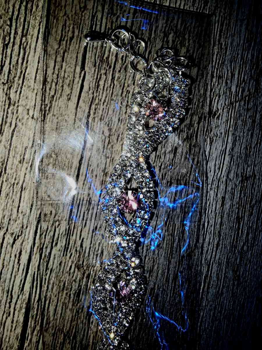 pink and diamond swarovski crystal Boutique bracelet - Hartsville, South Carolina