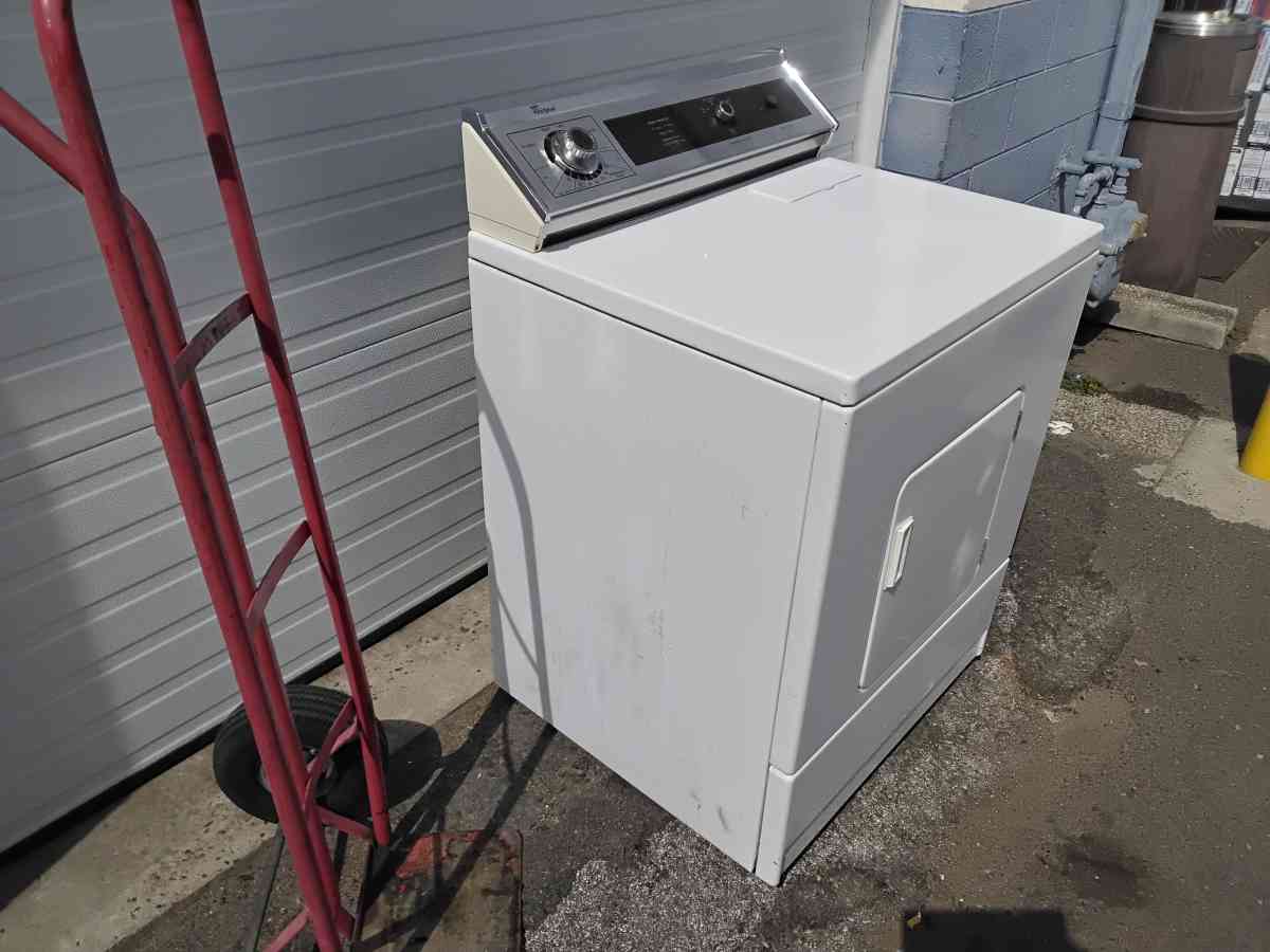 Nice White Whirlpool Gas Dryer OEM Like New - Williamstown, New Jersey - FleaMarketBay