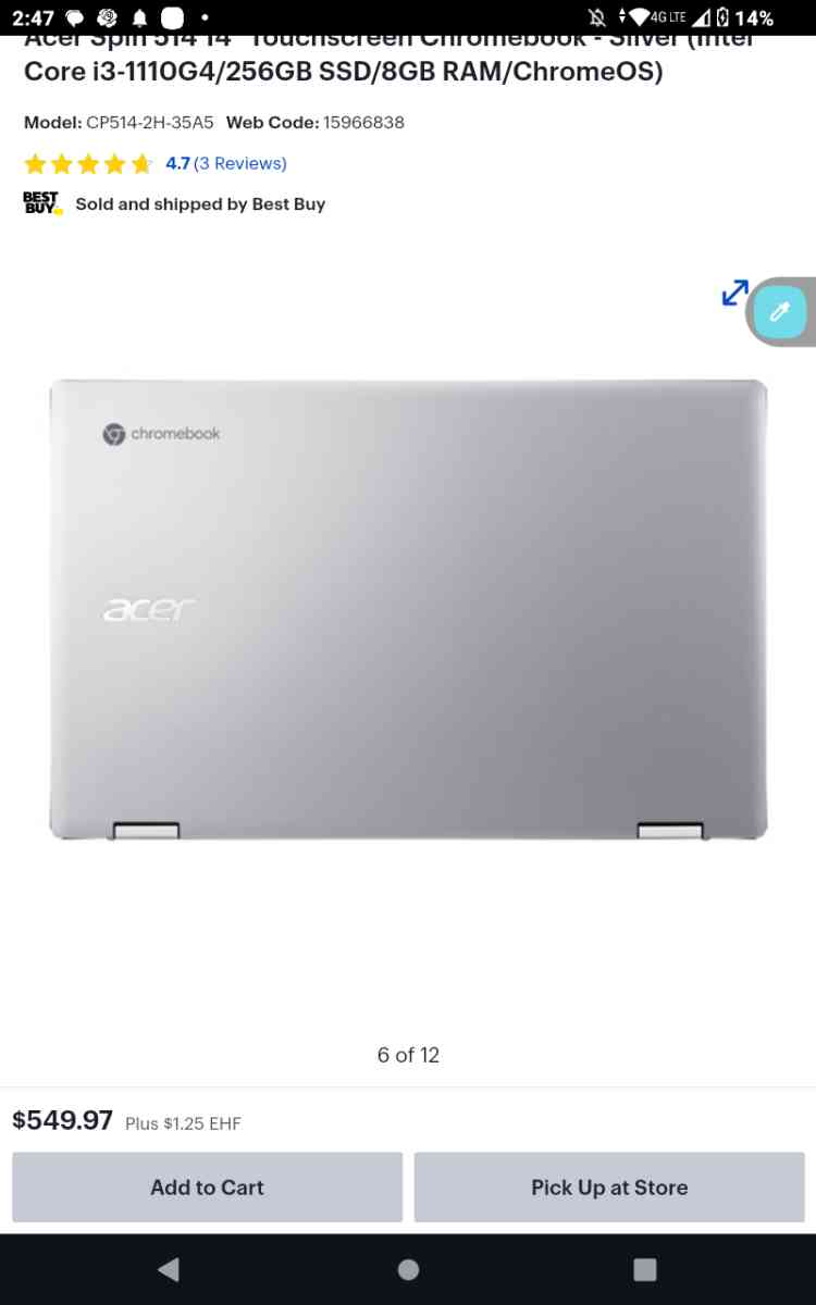 ACER CHROMEBOOK LAPTOP - Topeka, Kansas - FleaMarketBay