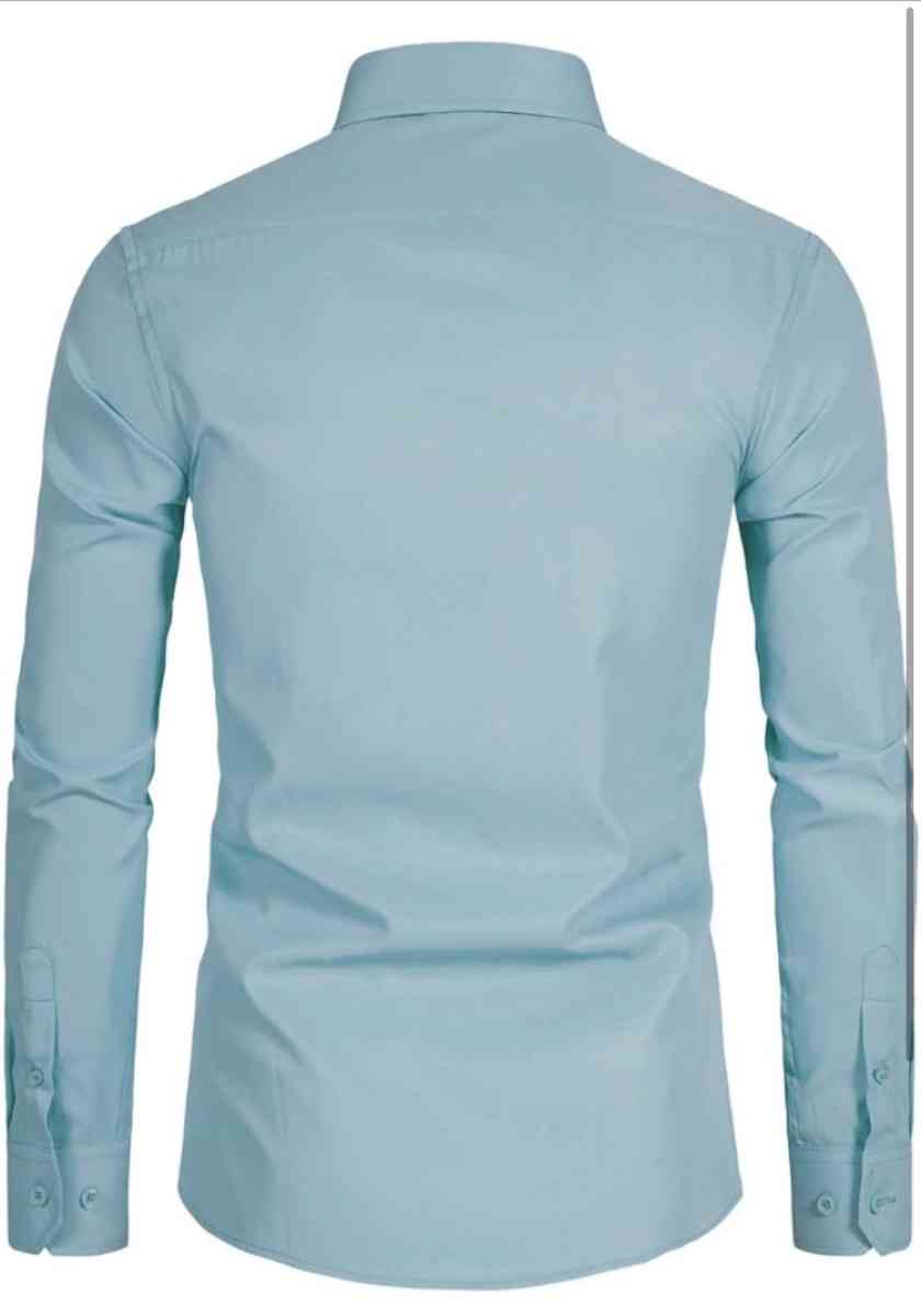 blue collard shirt - Grand Terrace, California - FleaMarketBay