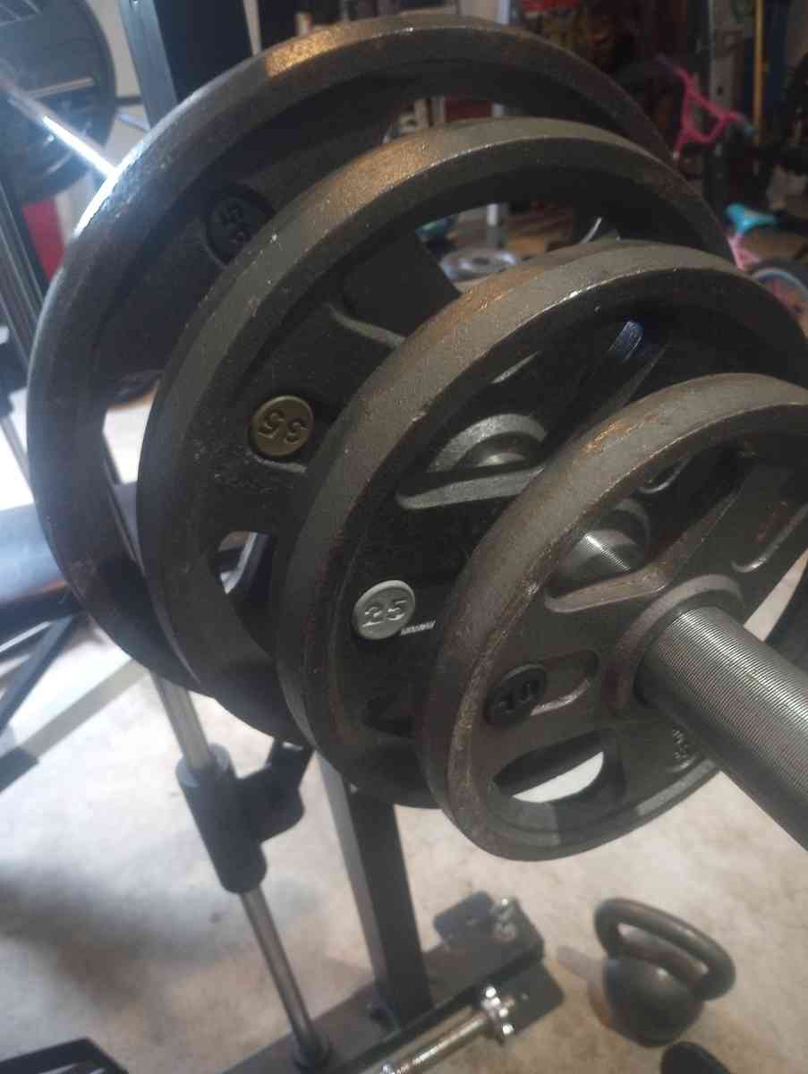 Weights Half Rack - Dunkirk, Ohio - FleaMarketBay