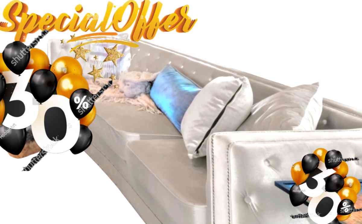 Brushed Velvet Chesterfield Sofa Couch Veun 865 by Rosdorf - Kenner, Louisiana - FleaMarketBay