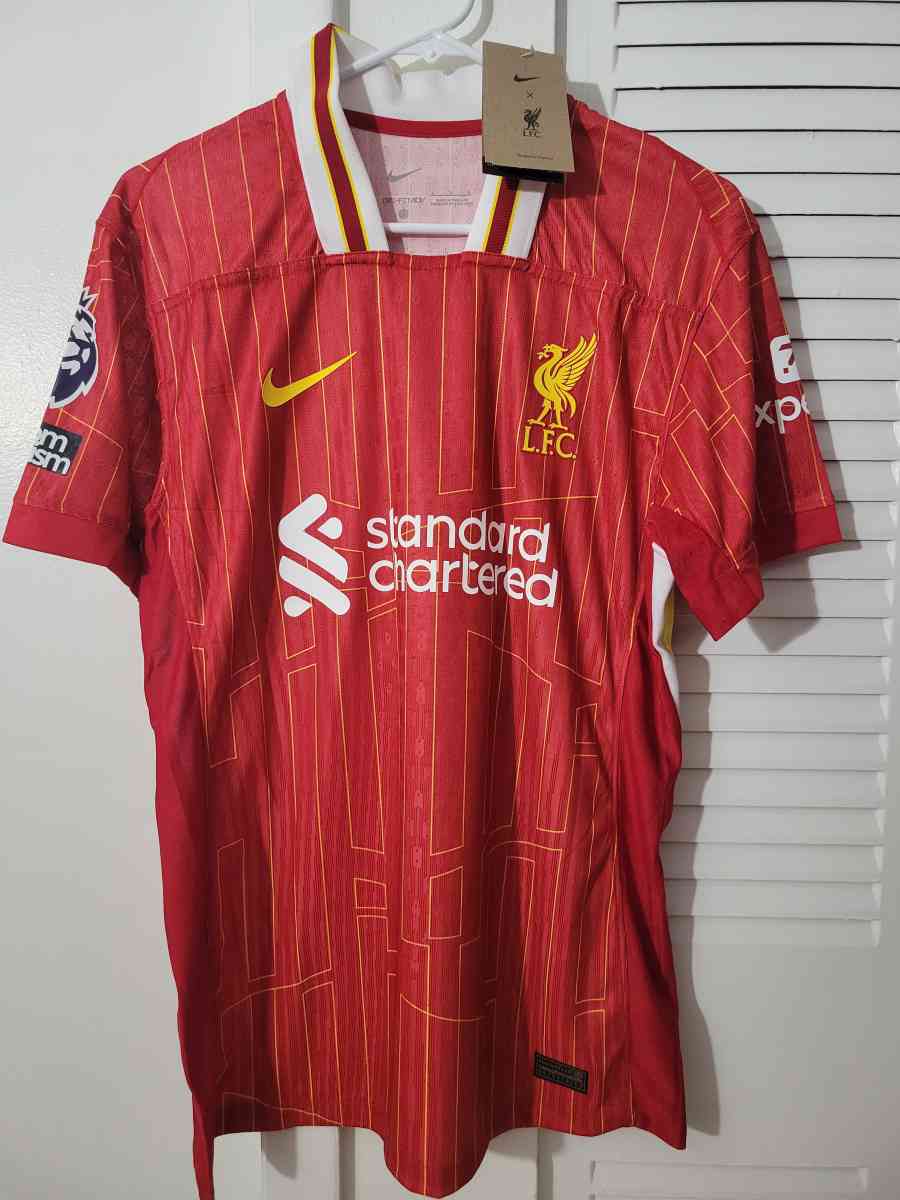 Liverpool 2025 Player Version Size L XL  Chiesa - Miami, Florida - FleaMarketBay