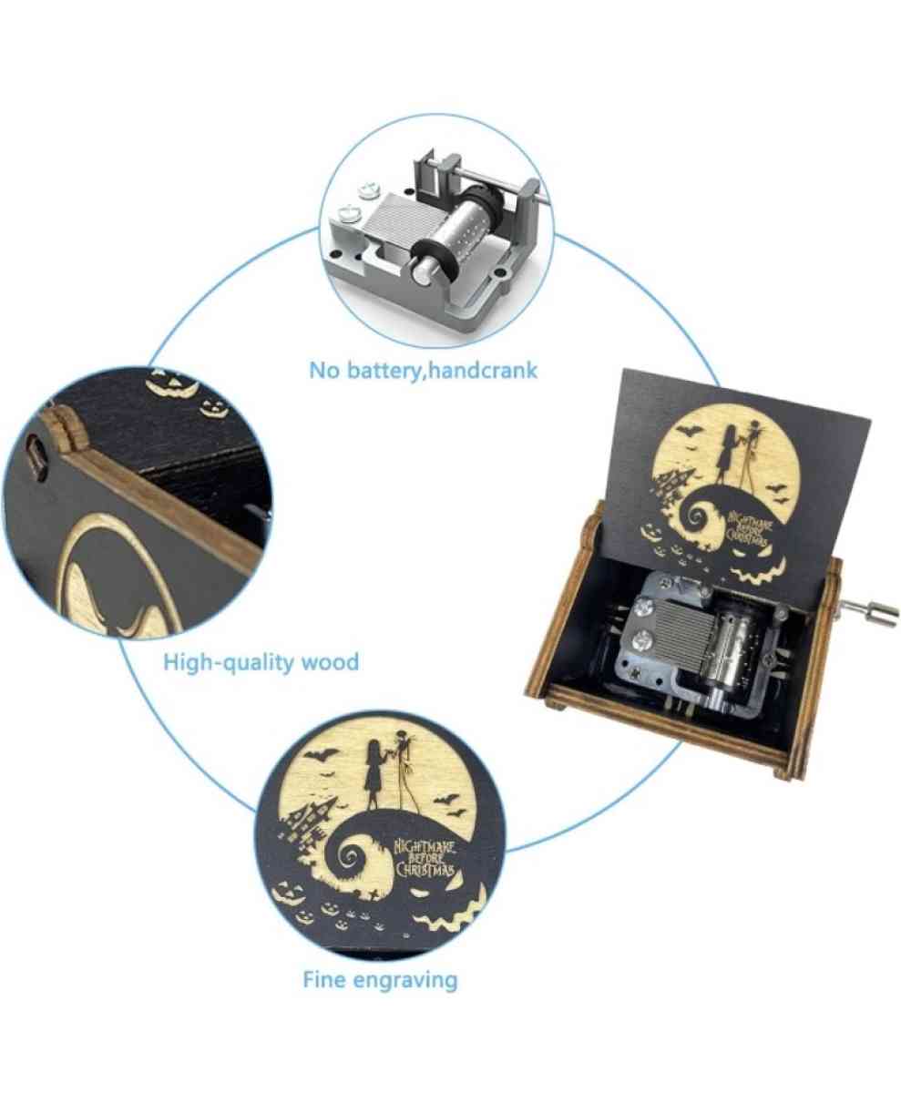 Halloween Musical Musical Wood Box - Grand Terrace, California - FleaMarketBay