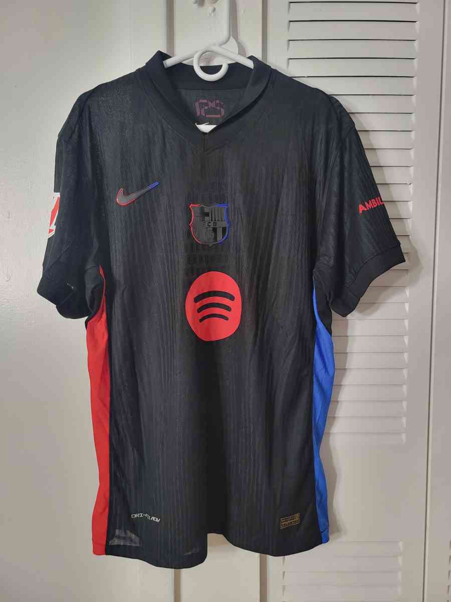 FC Barcelona 2025 Player Version Size L XL 2XL Olmo - Miami, Florida - FleaMarketBay