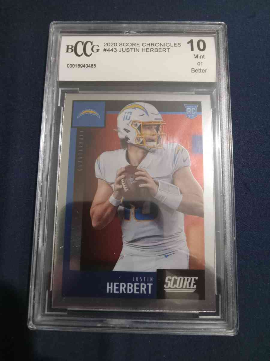 justin herbert graded 10 sports card - Sparta, Missouri