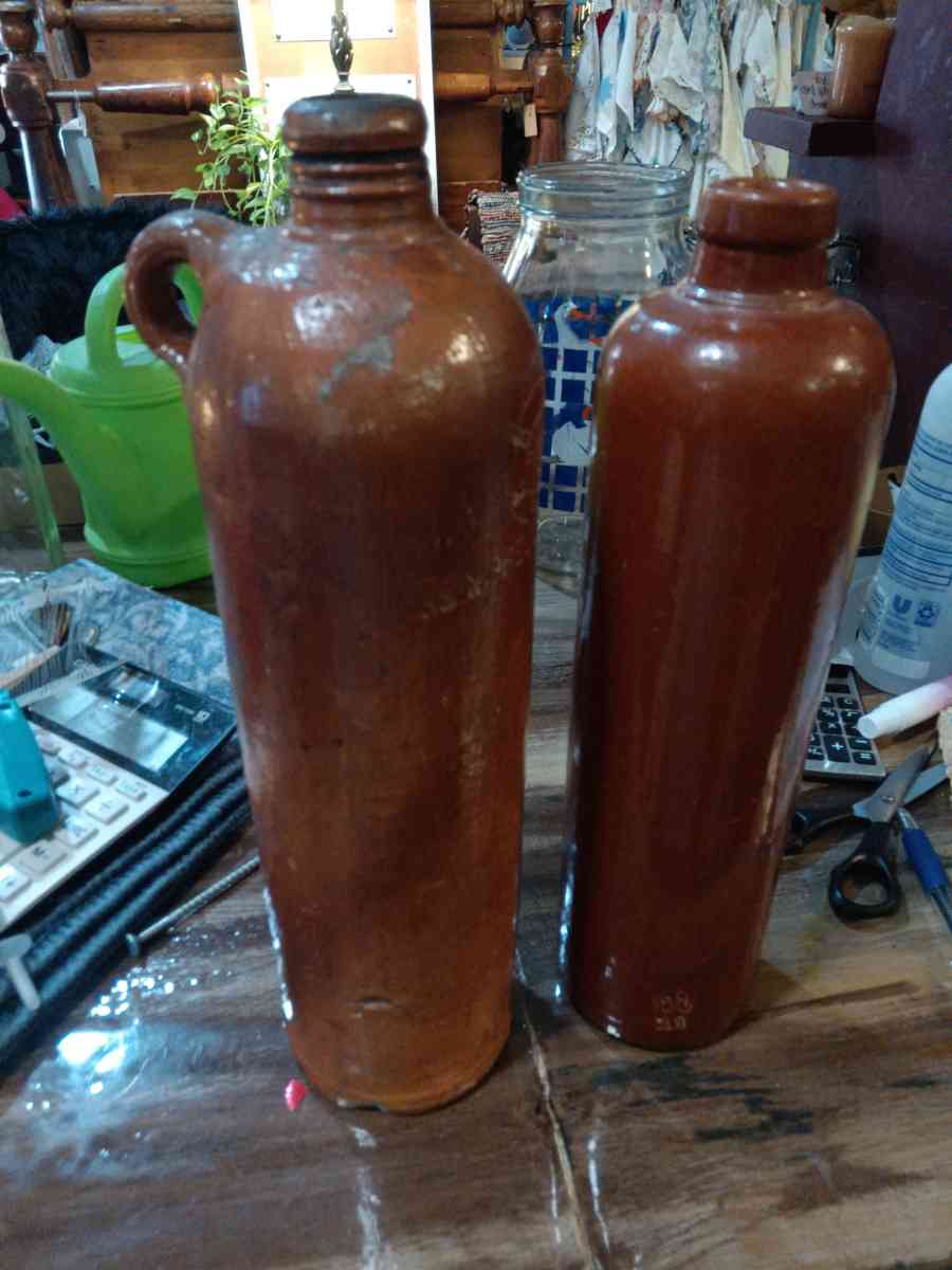 Two Antique German liquor decanters - Babson Park, Florida - FleaMarketBay