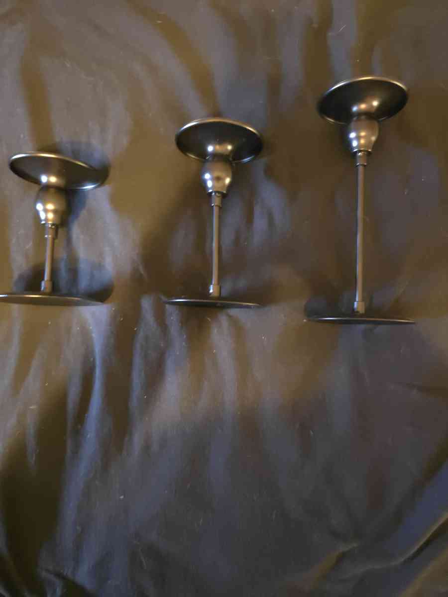 3 Piece Candlestick Set - Chickamauga, Georgia - FleaMarketBay