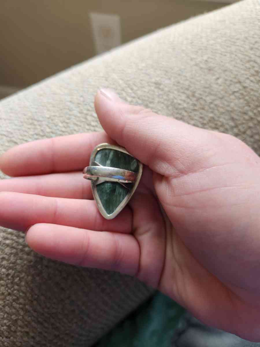 Seraphinite ring - Clinton, Massachusetts - FleaMarketBay