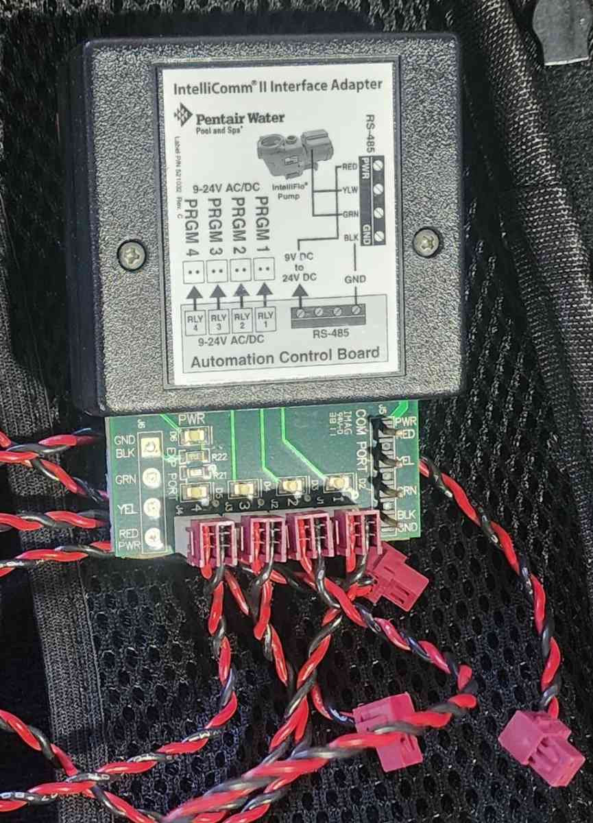 pentair intellicomm 2 interface adapter - Shandon, California