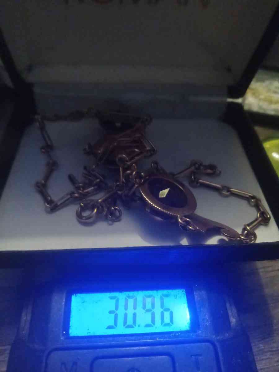 Vintage 12K Solid Rose Gold Egyptian Necklace  Pendant - Virginia Beach, Virginia - FleaMarketBay