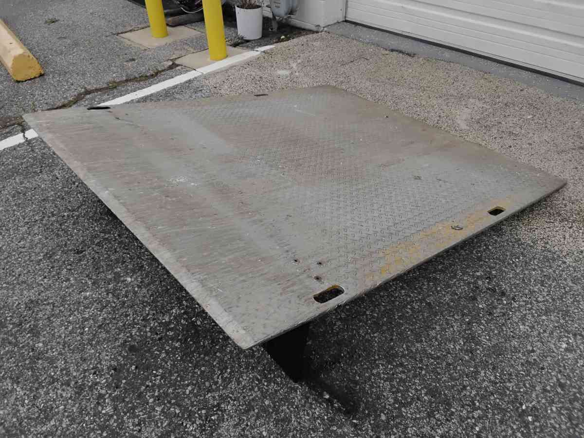 Nice All Aluminum Dock Plate with 4 Handles Like New - Williamstown, New Jersey - FleaMarketBay