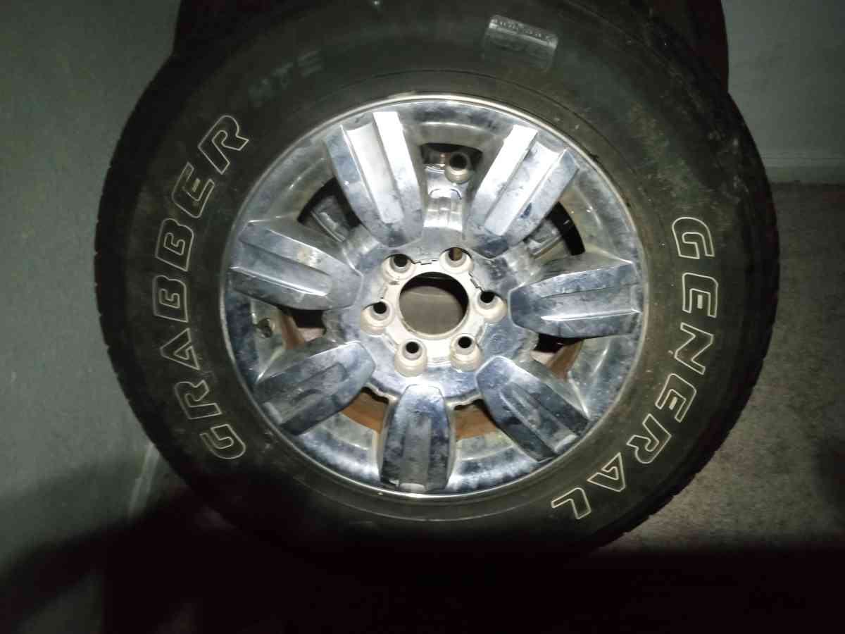18 in 6 lug Chevy rims x3