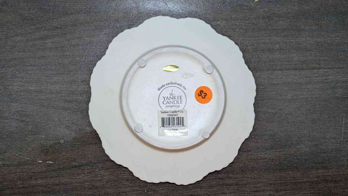 yankee candle company candle holder Pink And Yellow Roses Di - Phoenix, Arizona - FleaMarketBay