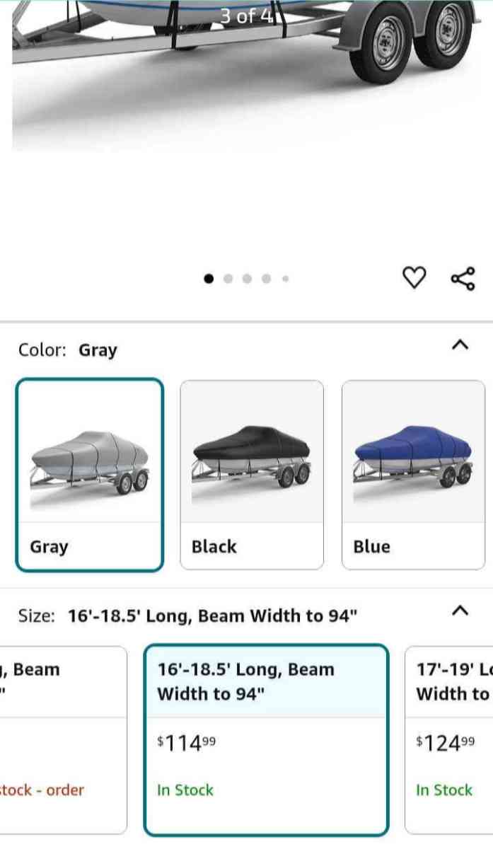 Brand New Boat Cover - Jeffersonville, Indiana - FleaMarketBay