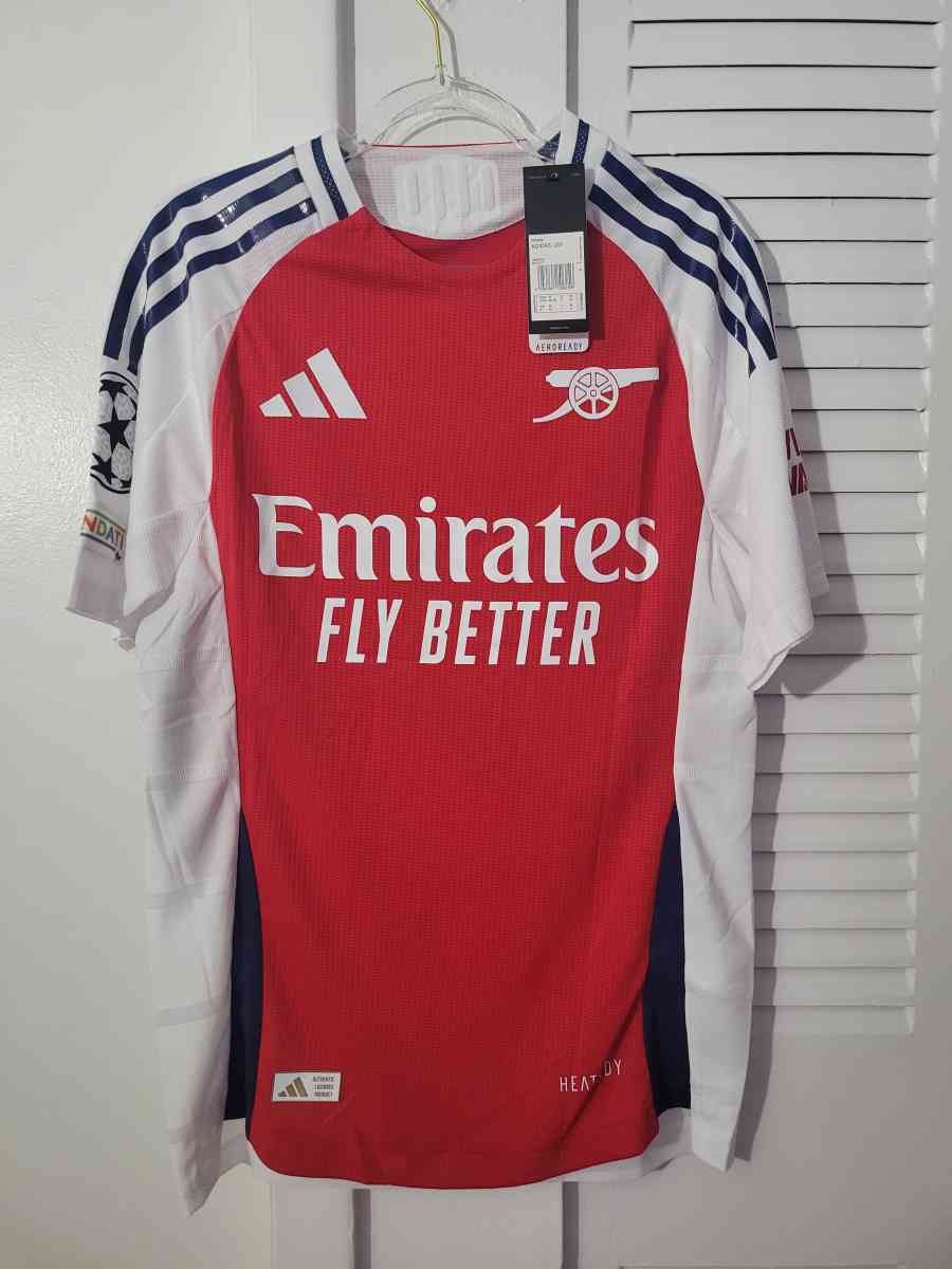 Arsenal Jersey Soccer 2025 Player Version Size M L Saka - Miami, Florida - FleaMarketBay