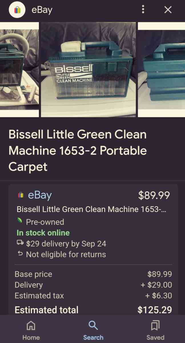 Bissell Little Green Clean Machine - Franklin, Indiana - FleaMarketBay