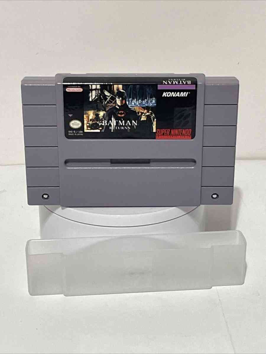 Batman Returns Snes Super Nintendo Complete In Box W Inserts - Alicia, Arkansas - FleaMarketBay