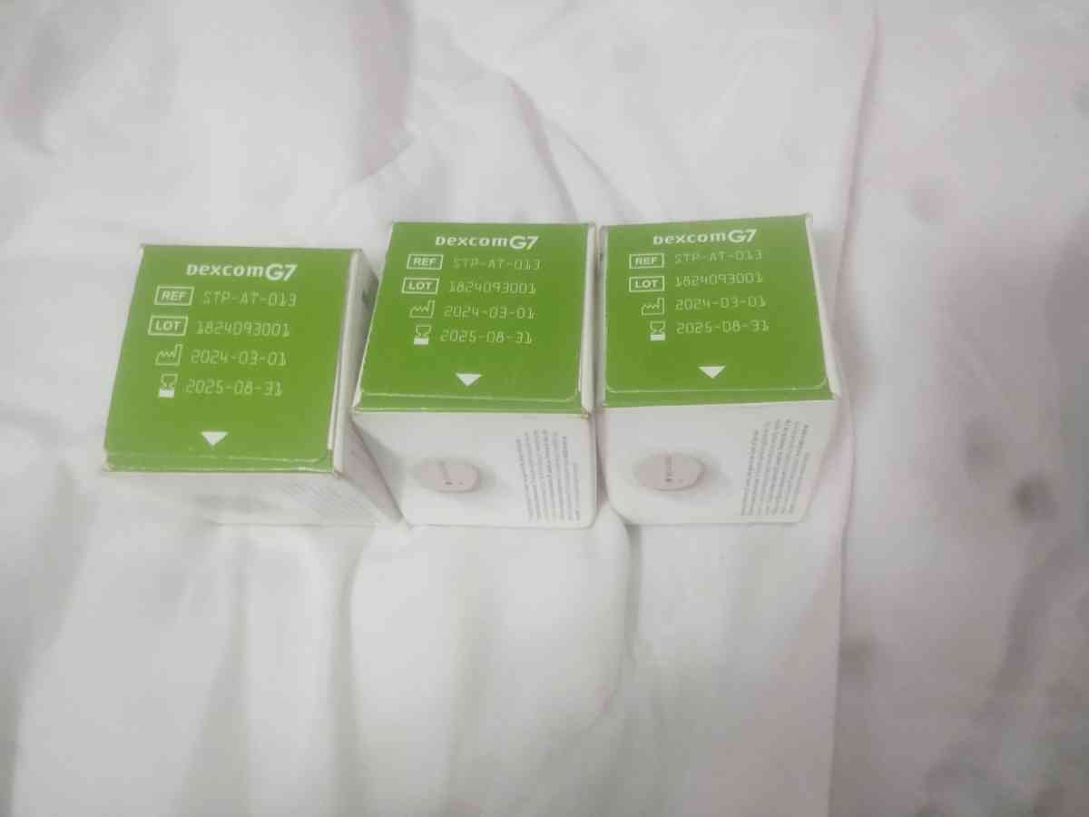 Dexcom G7 and 3 sensors - Jackson, Michigan