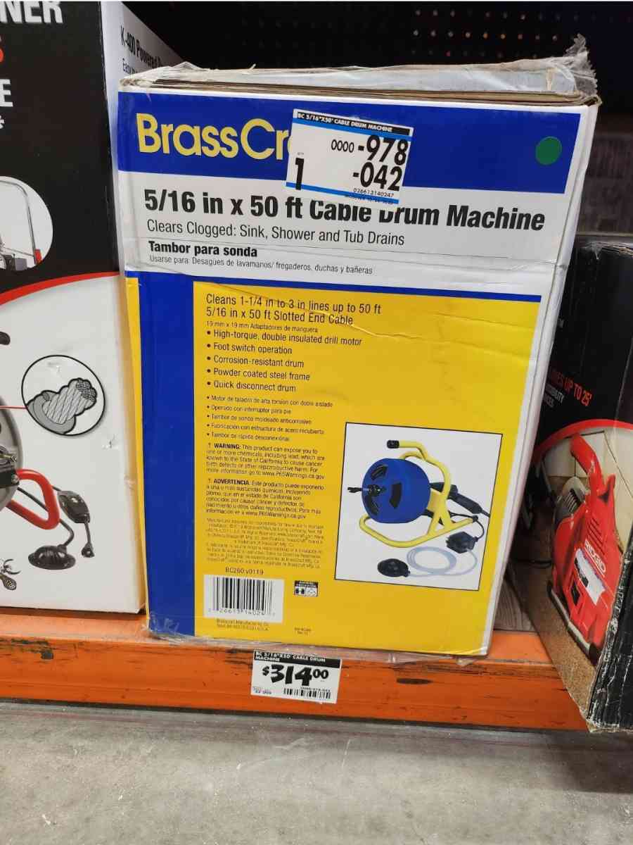 Brass Craft Cable Drum Machine - Homosassa, Florida - FleaMarketBay