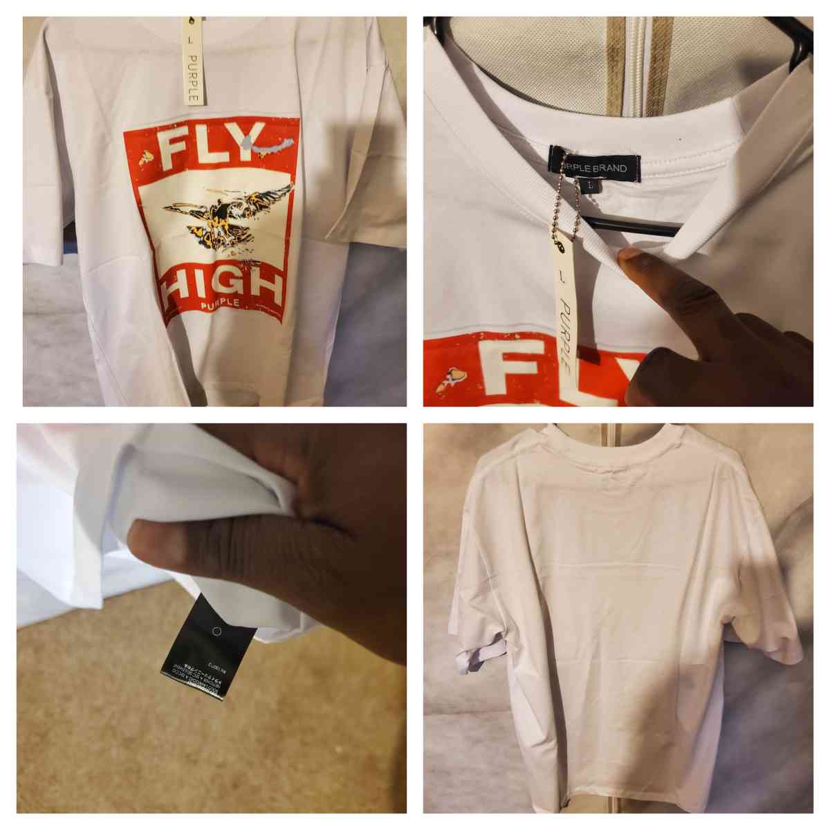 Purple brand graphic design shirt - Chester, Virginia - FleaMarketBay