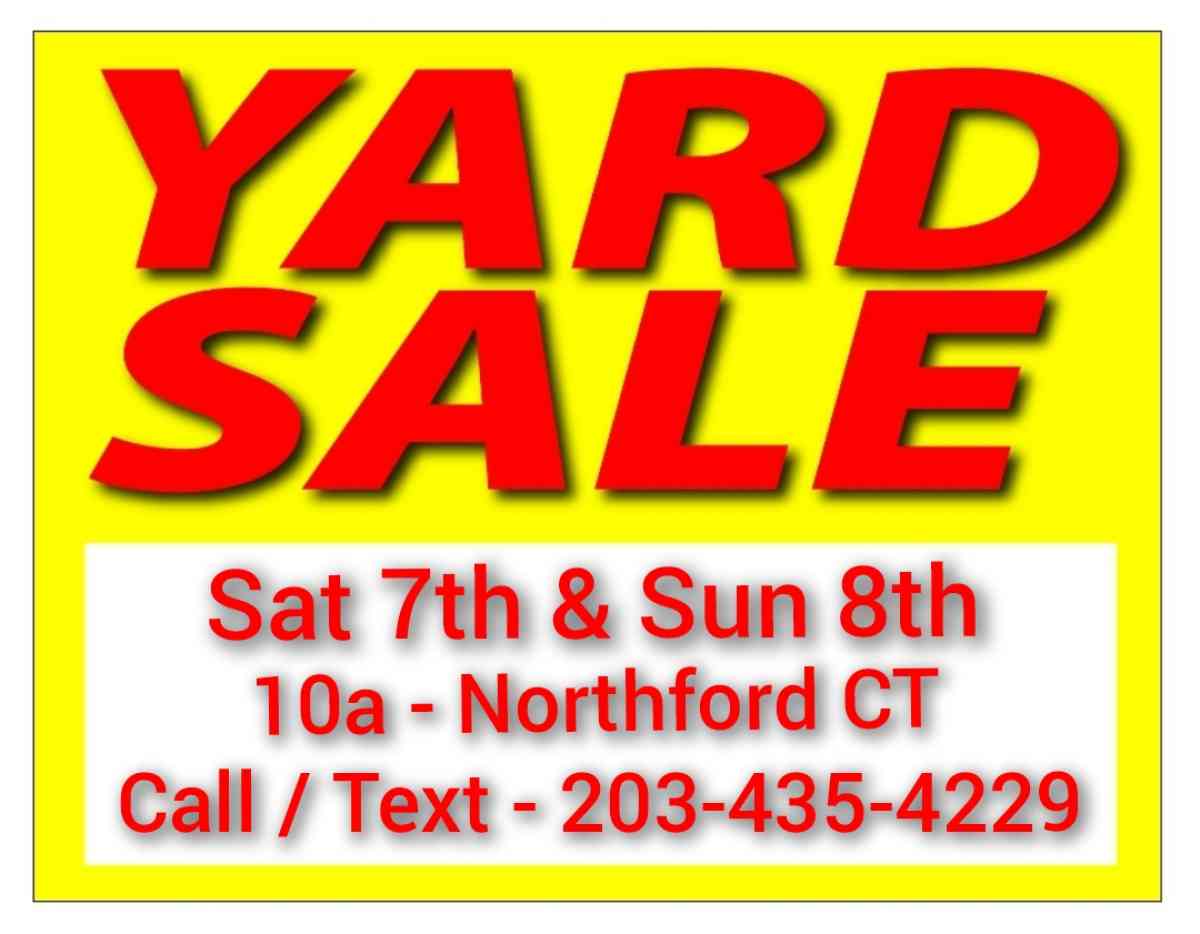 Yard Sale Northford CT - Northford, Connecticut - FleaMarketBay