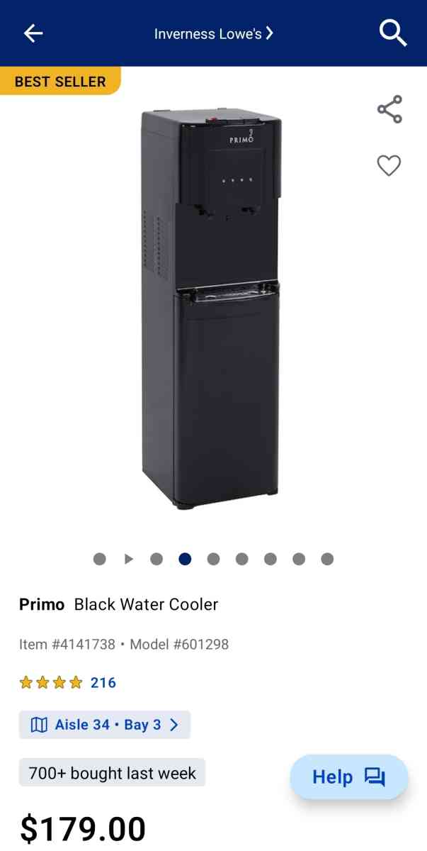 Primo Water Dispenser - Homosassa, Florida - FleaMarketBay