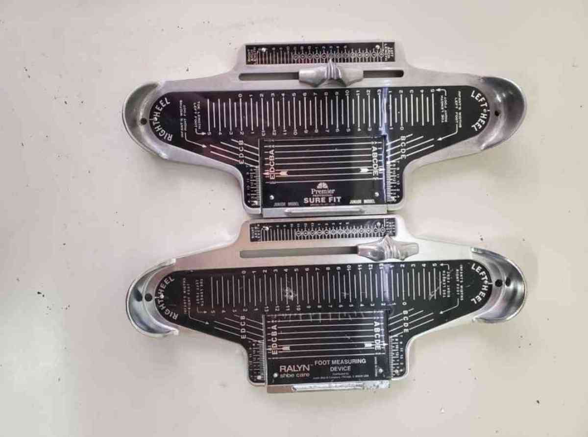 Jr Foot Measuring Tool  Pack Of 2  RRR Apparel