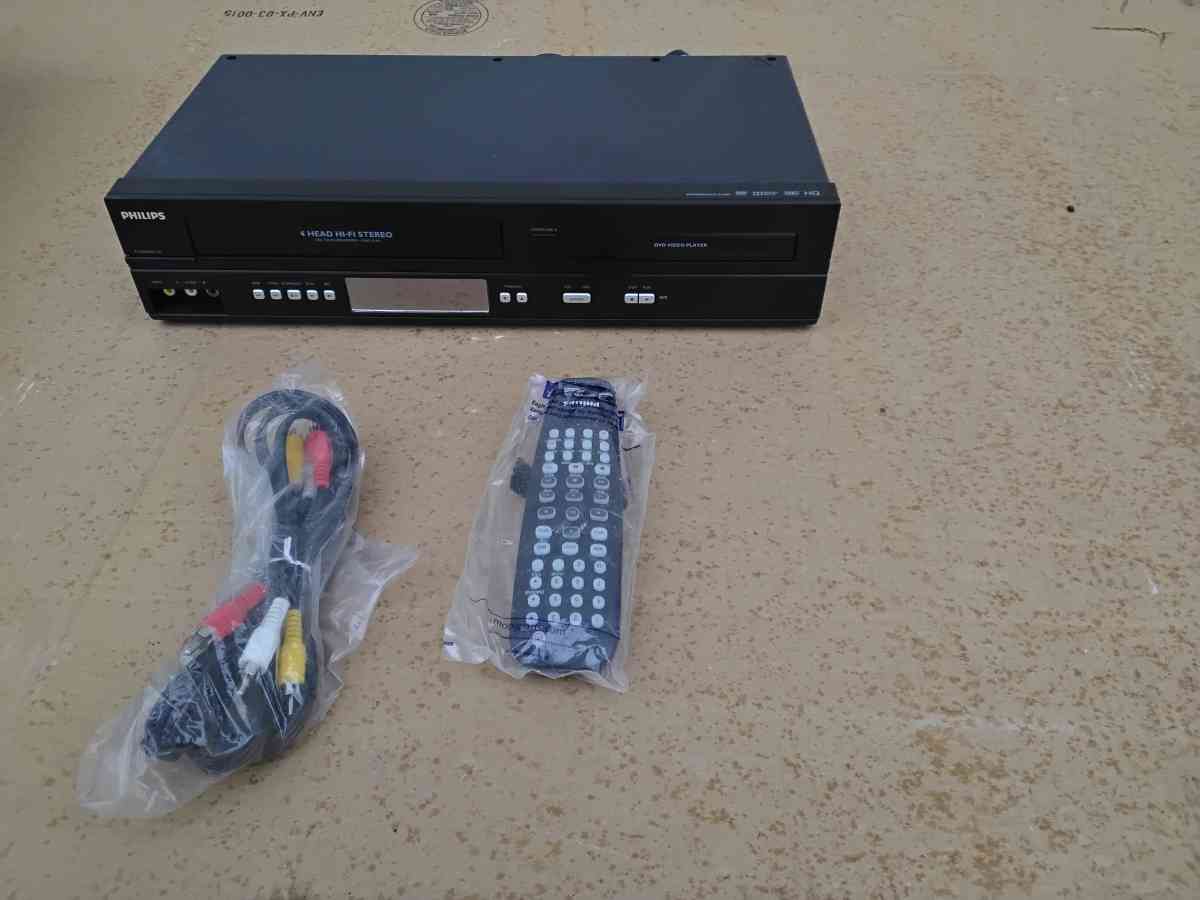 Nice Black Phillips VHS and DVD Player OEM Factory New - Williamstown, New Jersey - FleaMarketBay
