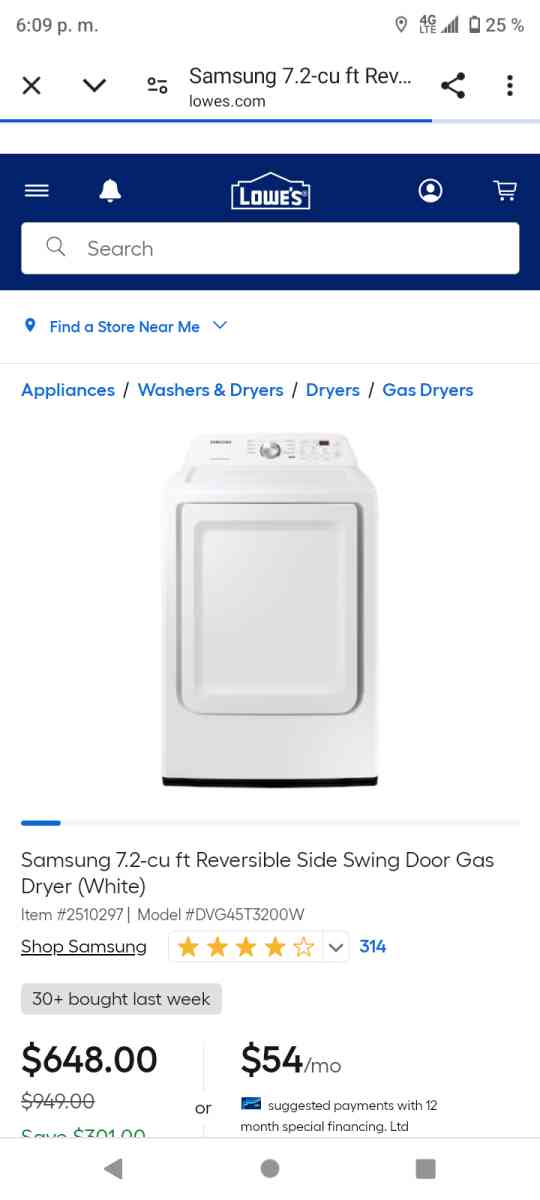 SECADORA SAMSUNG - Forest Park, Georgia - FleaMarketBay