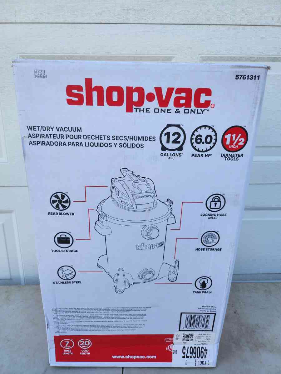 ShopVac Wet Dry Vacuum - Homosassa, Florida - FleaMarketBay