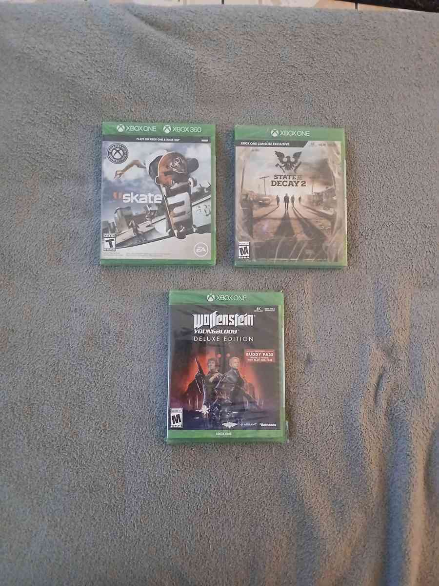 3 Xbox One Games for Xbox One - North Hollywood, California