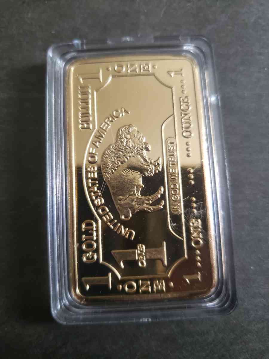 One ounce gold bar - Salt Lake City, Utah - FleaMarketBay