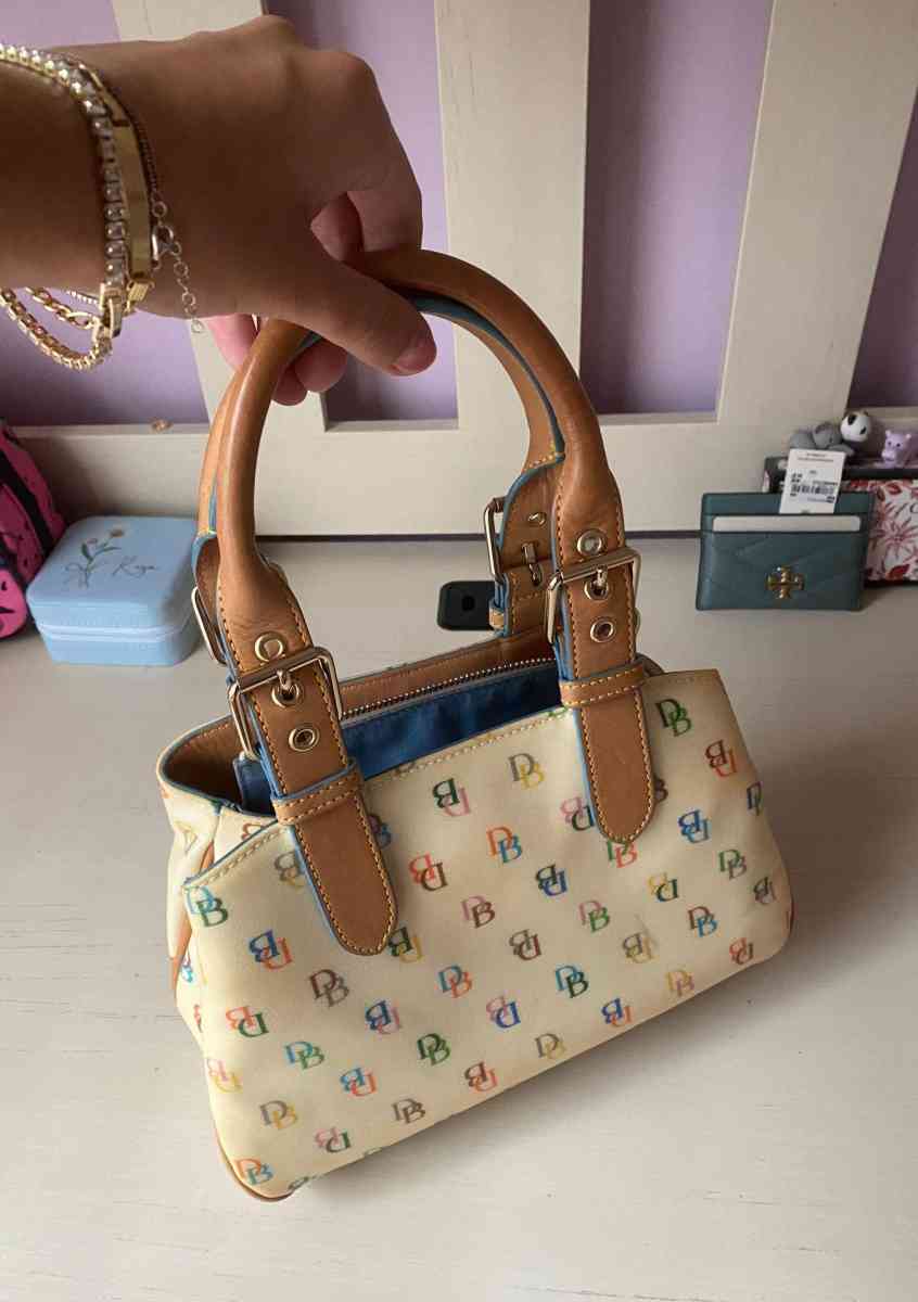 dooney Bourke Small leather multicolor used   mini tote - Phoenix, Arizona - FleaMarketBay