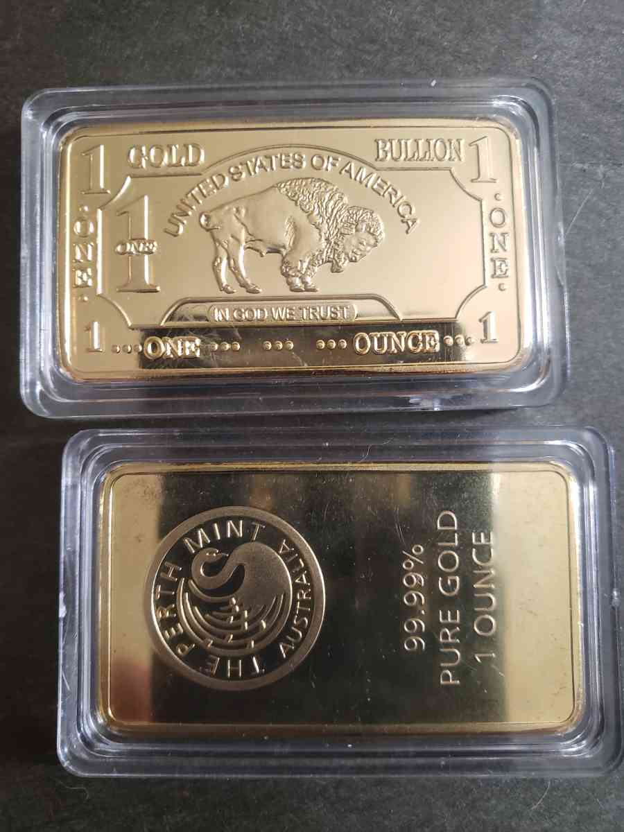 One ounce gold bar - Salt Lake City, Utah - FleaMarketBay