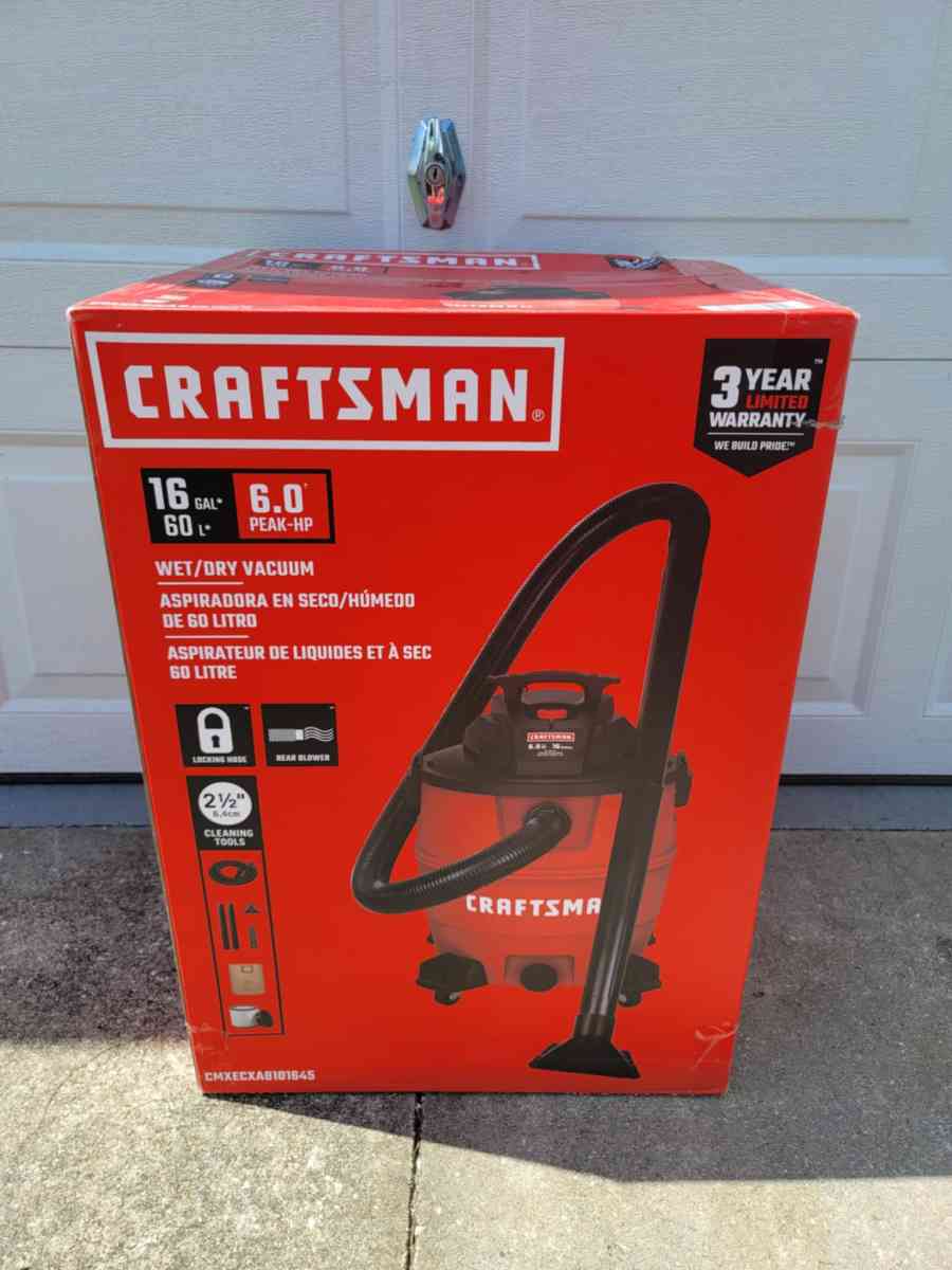 Craftsman 16 Gallon Wet Dry Vacuum