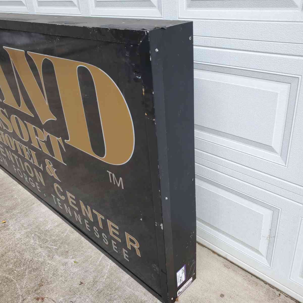 Grand Resort Hotel  Convention Center Sign - Rock Island, Tennessee - FleaMarketBay