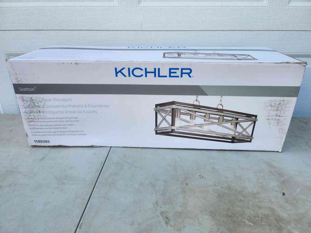 Kichler Stetton 5 Light Linear Pendant