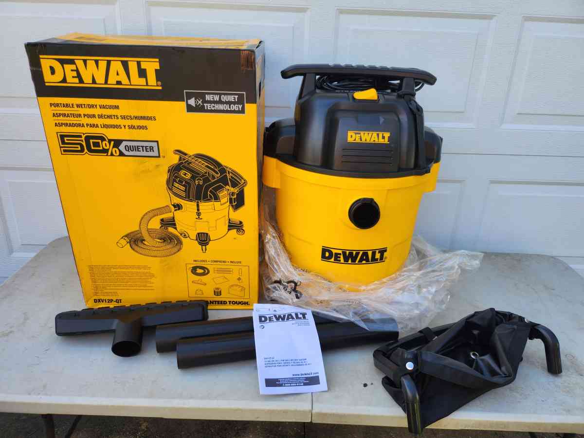 Dewalt Stealthsonic Quiet Wet Dry Shop Vacuum
