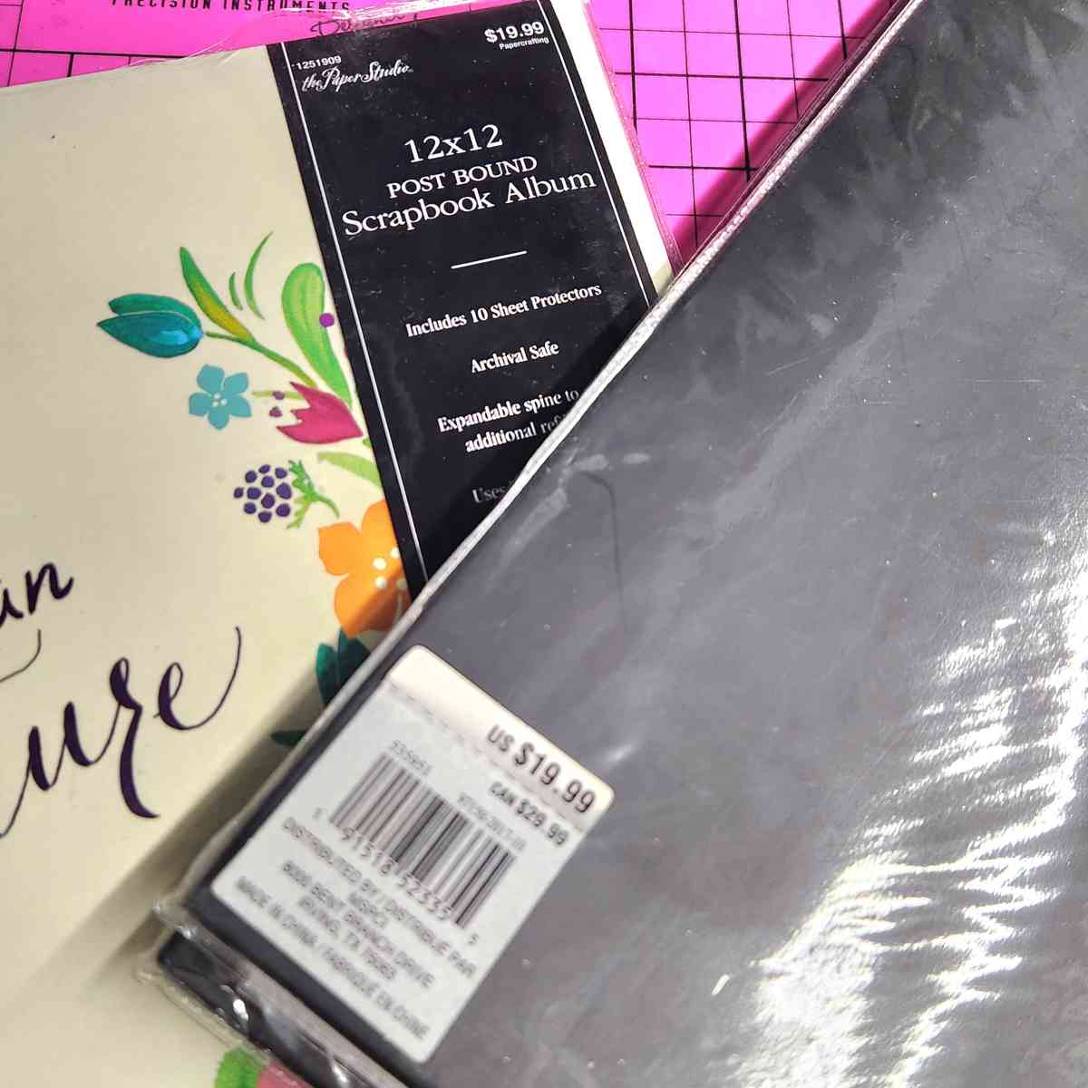 Lot of 3 New 12 x 12 Postbound and Expandable Scrapbooks - Kenner, Louisiana - FleaMarketBay