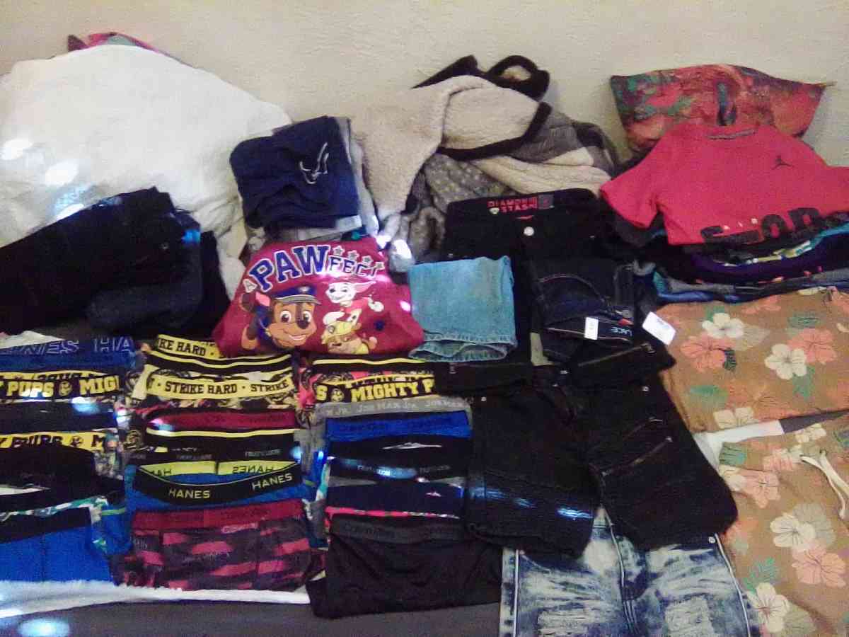 little boys bundle of clothes jeans shirts and boxer briefs - Miami, Florida - FleaMarketBay