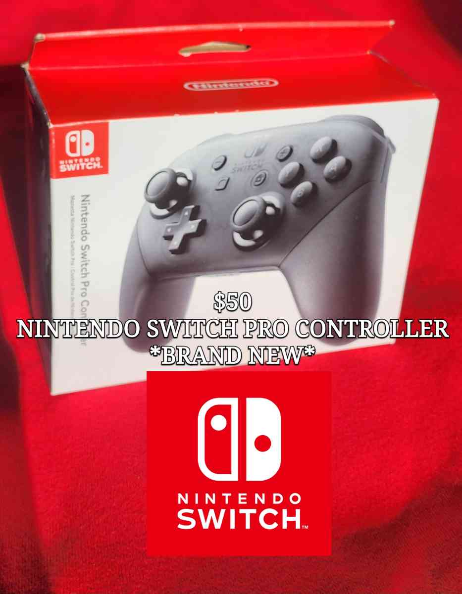 Nintendo Switch Pro Controller Black Brand New - Manteca, California