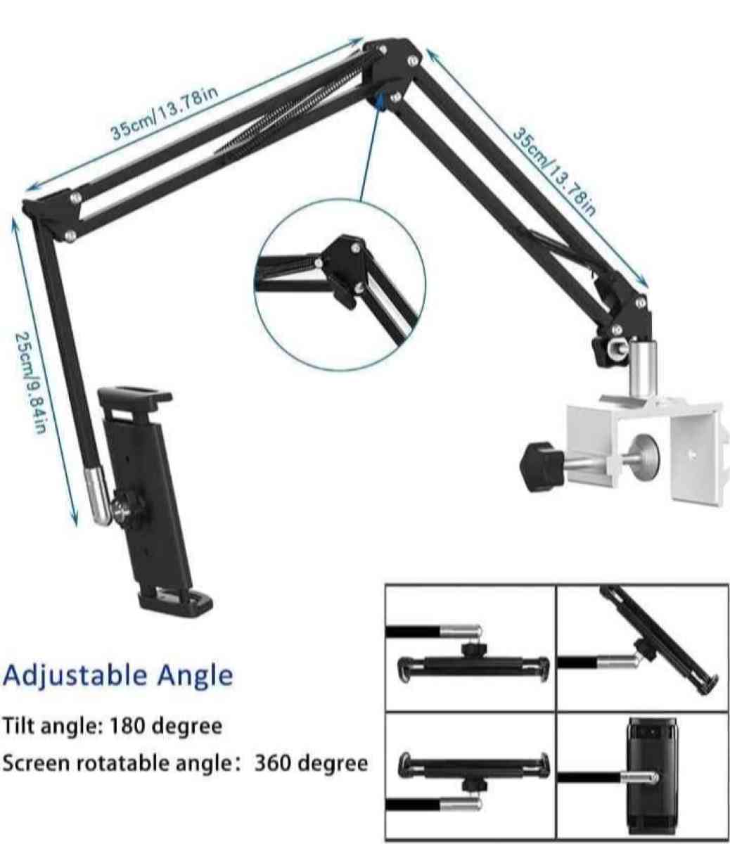 Tablet stand adjustable for bed or table - Jeffersonville, Indiana - FleaMarketBay