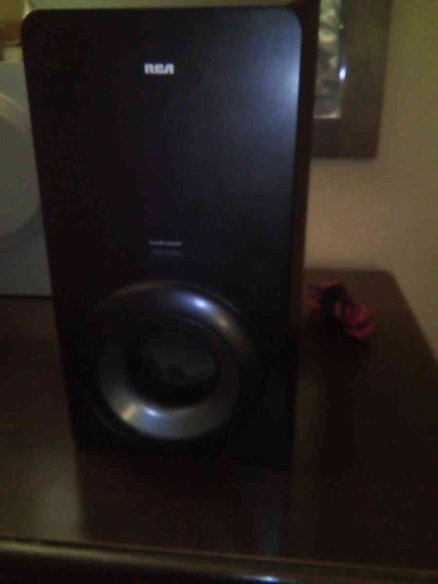 RCA HOME RECEIVER STEREO SYSTEM WITH SUBWOOFER AND SURROUND - Topeka, Kansas - FleaMarketBay