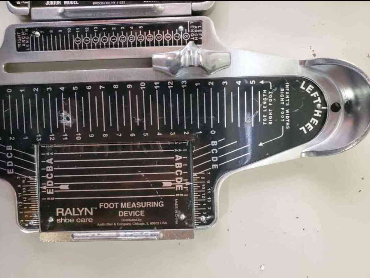 Jr Foot Measuring Tool  Pack Of 2  RRR Apparel - Rock Island, Tennessee - FleaMarketBay