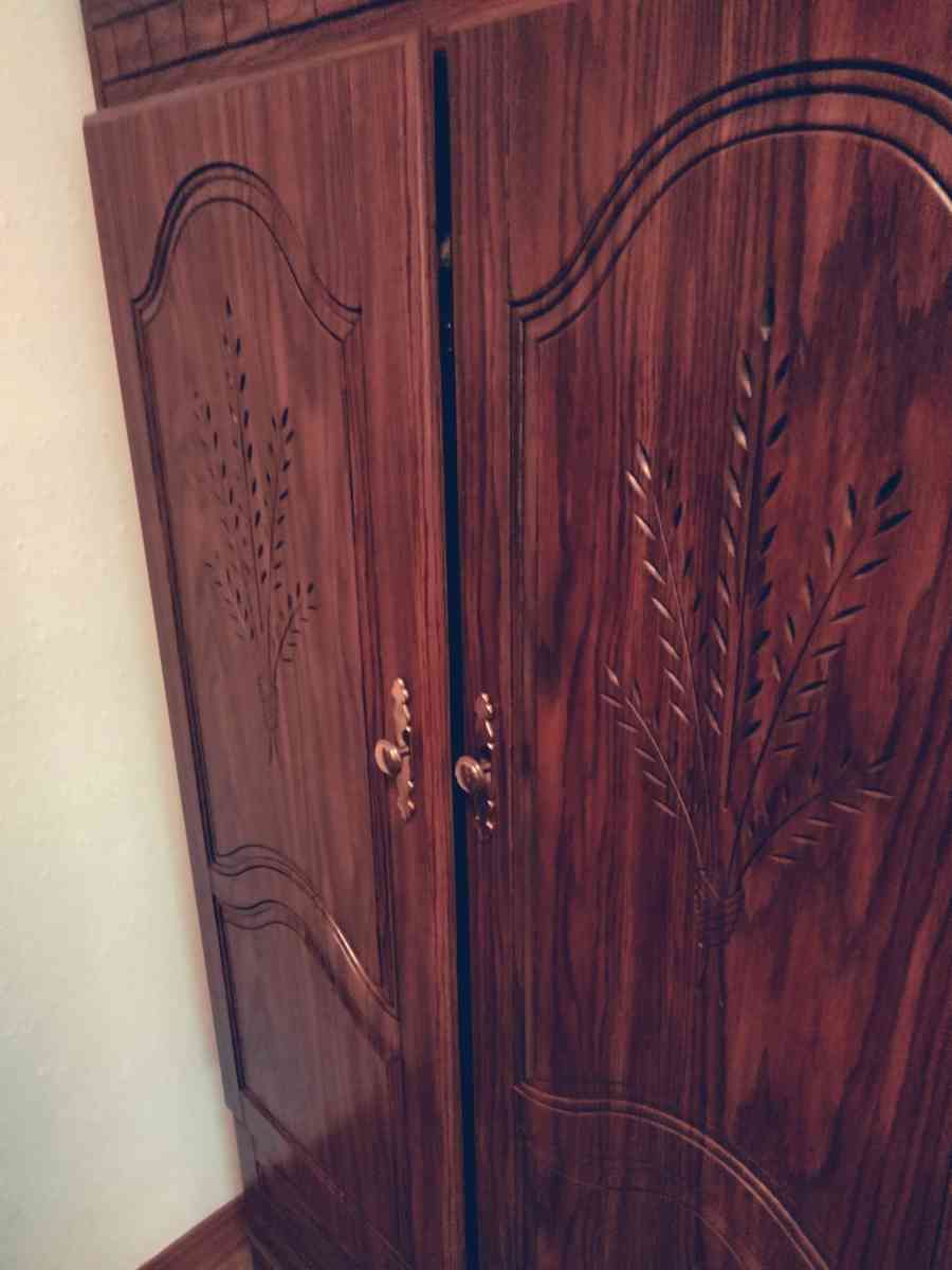 wooden armoire closet - Oklahoma City, Oklahoma - FleaMarketBay