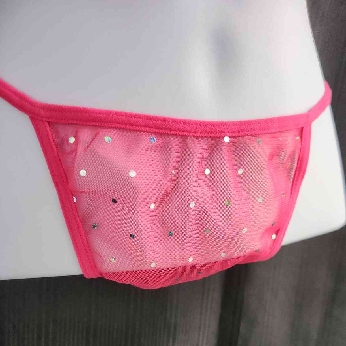 Victorias Secret Hot Pink Sparkle Gartered Babydoll Corset - Kenner, Louisiana - FleaMarketBay