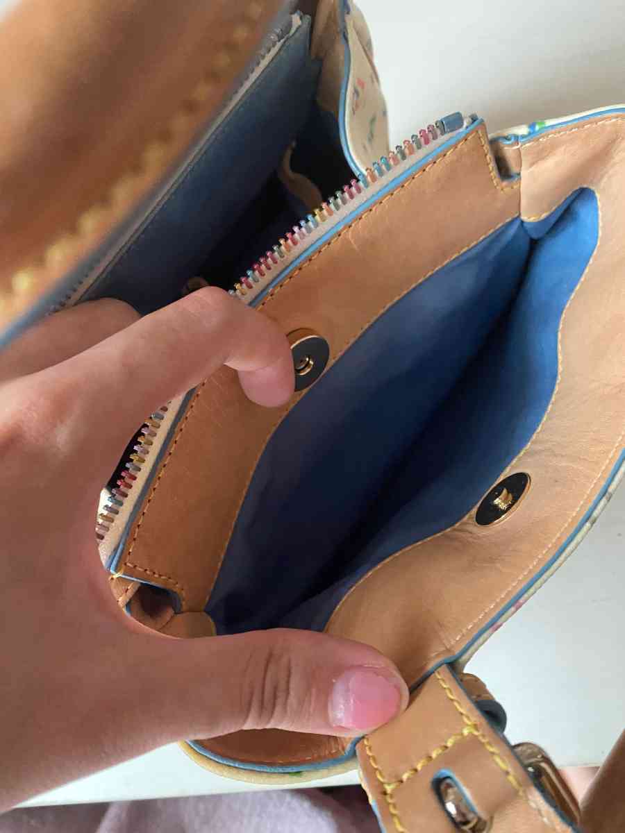 dooney Bourke Small leather multicolor used   mini tote - Phoenix, Arizona - FleaMarketBay