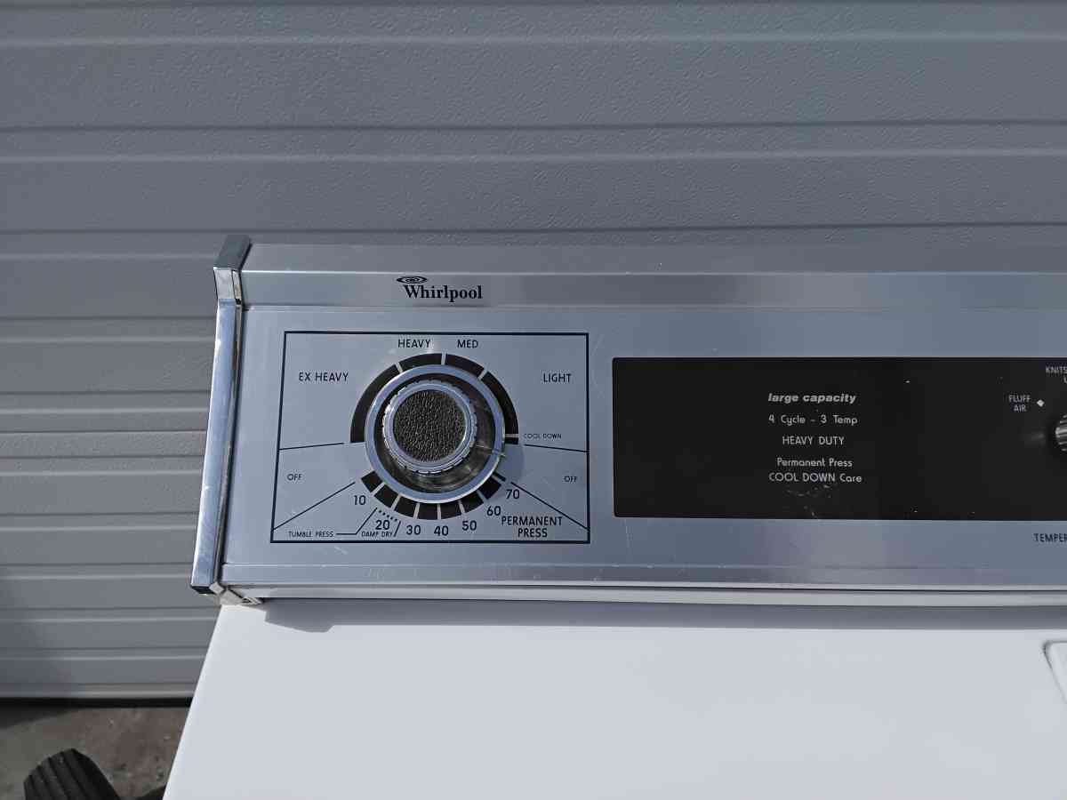 Nice White Whirlpool Gas Dryer OEM Like New - Williamstown, New Jersey - FleaMarketBay