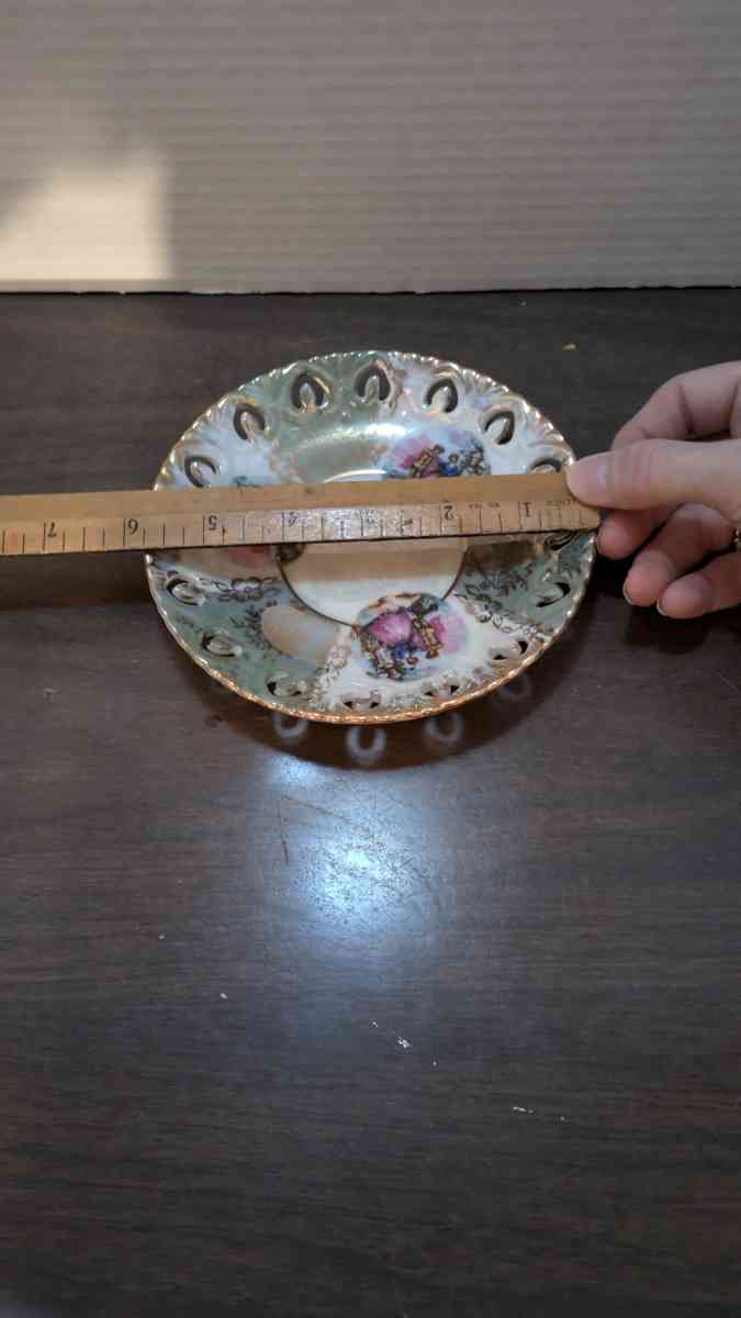 Rare Antique Kelvin Fine China Iridescent Green And White Pl - Phoenix, Arizona